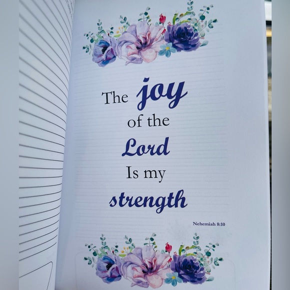 I Will Not Be Shaken Prayer Journal Gift Book For Daily Reflections and writing - Picture 11 of 12